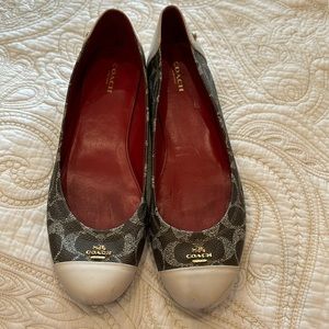 Good condition pre-loved Coach flats